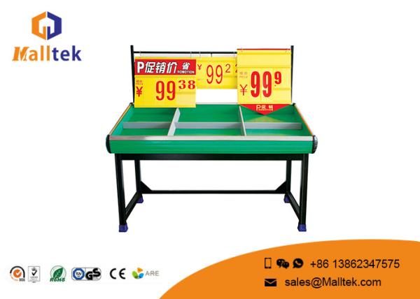 Quality Supermarket Fruit And Veg Display Stands Rust Proof Convenient Easy To Install wholesale