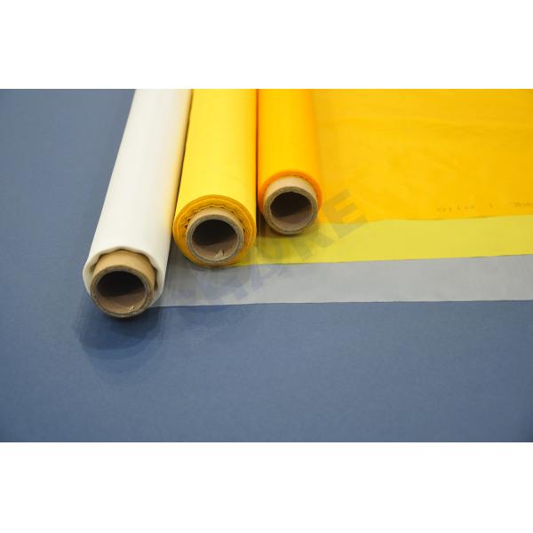 Highly Controlled Precision Polyester Screen Printing Mesh White Color SGS
