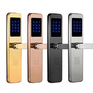 Hotel Passcode Smart Door Lock with Rfid Card Reader Key Access control