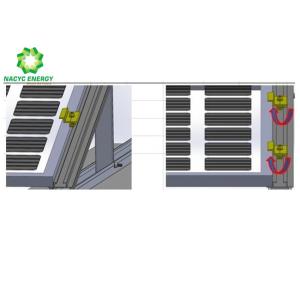 Solar Energy System 3kw Flat Roof Solar Mounting System Solar Panel Structure