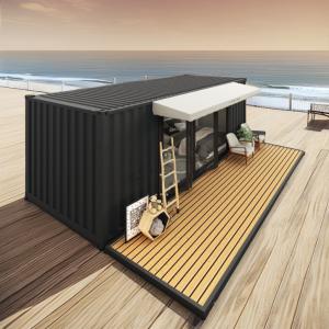 Log 20ft Eco-Friendly Flat Pack Container House Prefabricated Sustainable