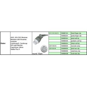 OXY-F4-N / SAS-F4 Spo2 Sensor For Datex, Medical spo2 cabe for adult