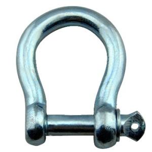 Marine Hardware Fittings European Type Large Bow Shackles With Customized Color