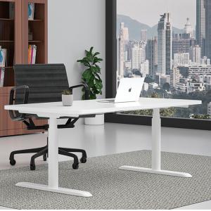 100 V/Hz Dual Motor Height Adjustable Desk Base Luxe Mid Century Modern Desk for