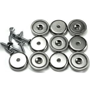 China Kellin Neodymium Pot Magnet with Countersunk wit Screws N52 Super Strong Pull Force Attraction on sale