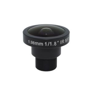 10 Megapixel M12 Panoramic Camera Lens 1/1.8" 1.98mm 185 Degree