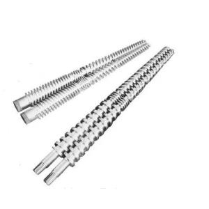 38crmoala Alloy Structural Steel Conical Twin Screw And Barrel For PVC WPC