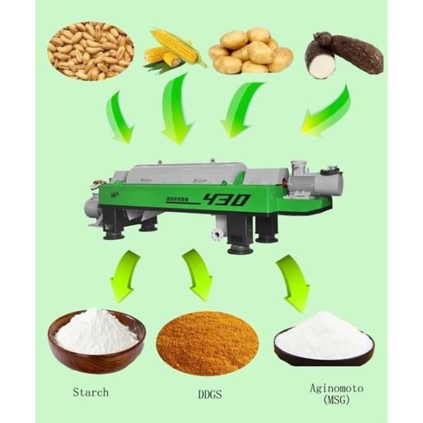 Quality Fermentation Industry Industrial Continuous Centrifuge For Beer Coffee DDGS wholesale
