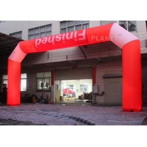 Custom Advertising LED Inflatable Start Finish Arch For Event