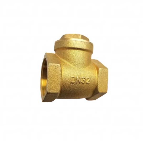 Quality Factory supply vertical brass check valve spring lifting type threaded check valve customized for sale wholesale