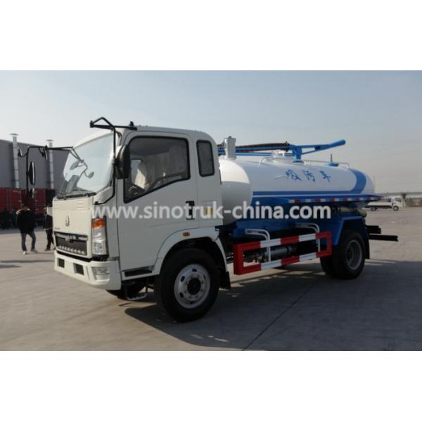 Quality HOWO Light Sewer Vacuum Truck 6 Wheels 10 Tons Loading 116hp Model SHMC5107GXW wholesale
