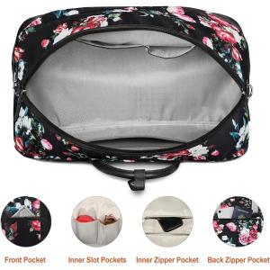 Large Duffel Canvas Overnight Weekender Bag Carry On Tote Bag With Shoe