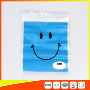Reclosable custom printed plastic bags Transparent for Grocery