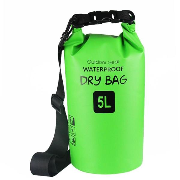 Quality 10l PVC Beach Bag For Camping Water Resistant Customized Logo Various Color wholesale