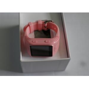 Quad Band Kids GPS Watch Plastic Two Way SOS Button For Tracking