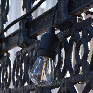 Decration Christmas Lights Led String Outdoor S14 Shatterproof Edison Bulbs