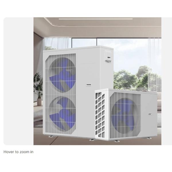 Quality 8 kw R 32 Electric Air Source Heat Pump 4-in-1 for Hot Water Floor Heating Cooling Heating for Hotels with Durable Metal Housing wholesale