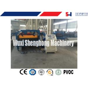 PLC Controller Roof Panel Roll Forming Machine With Manual Passive Decoiler 5