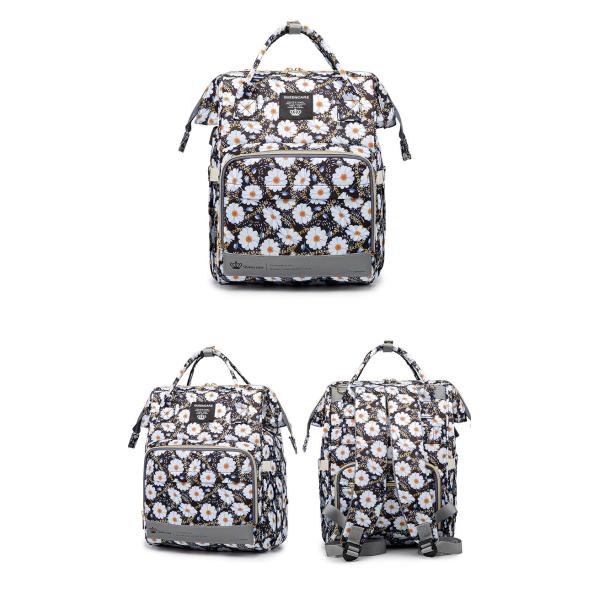 Factory Hot Sell Mommy Outdoor Travel Baby Diaper Bags Large Capacity with Kids Stroller Strap Backpack for Mom Mochila