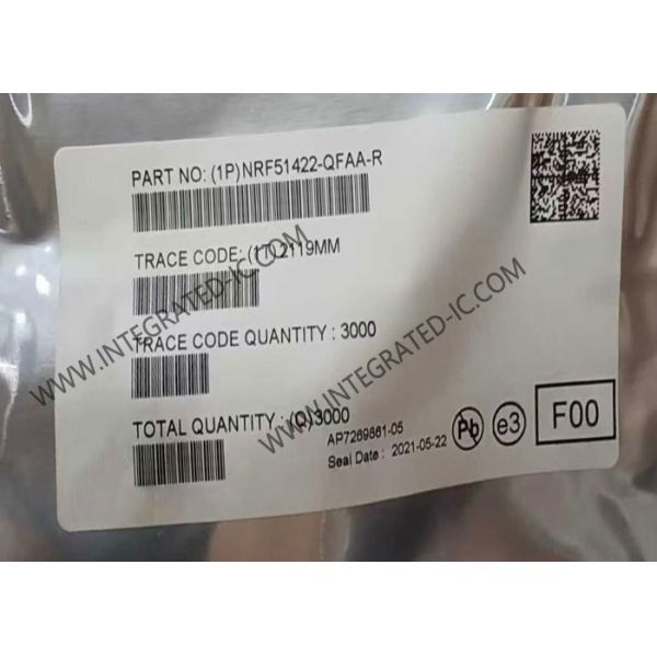 NRF51422-QFAA BT IC Bluetooth Low Energy SoC with 256kB Flash 32kB RAM and