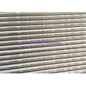 ASTM A213 / ASME SA213 Heat Exchanger / Boiler Tube Stainless Steel / High