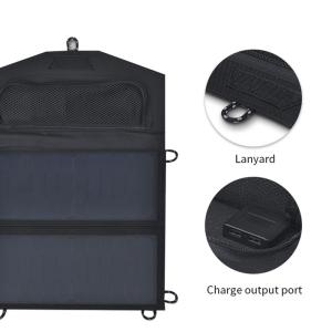 EU Warehouse A2 14W 6V Solar Energy System USB Low Power 3 Sockets Folding