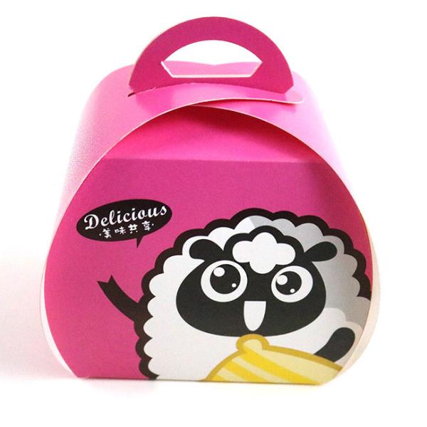 Mini Personalized 250gsm to 750gsm Thickness Cake Package Box Takaway Cake Container Paper Box