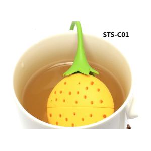 China Lemon Silicone Tea Infuser 20g / Loose Leaf Tea Strainer on sale