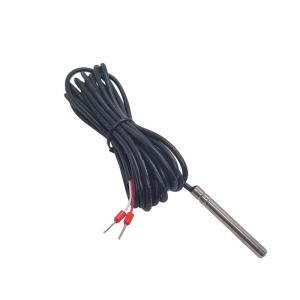2 Wire 6mm Dia 60mm Long PT1000 Class B RTD Sensor 3m For Solar Water Heater