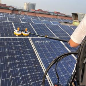 PV Module Solar Panel Cleaning Double Head Extensional Cleaning Robot with