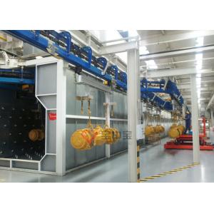Construction Vehicle Painting Line Vehicle Components Powder Coating Line Paint