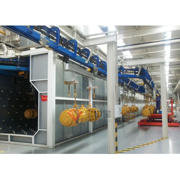Construction Vehicle Painting Line Vehicle Components Powder Coating Line Paint