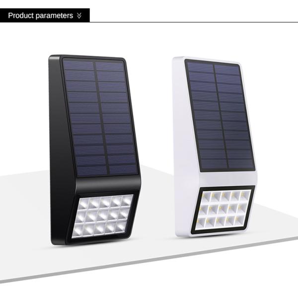 Solar Powered LED Wall Lamp Solar Microwave Radar Sensing With Waterproof