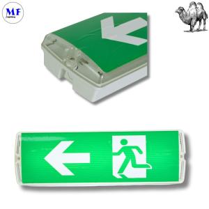 8W IP65 ABS PC LED Emergency Light Exit Light for School Subway Supermarket