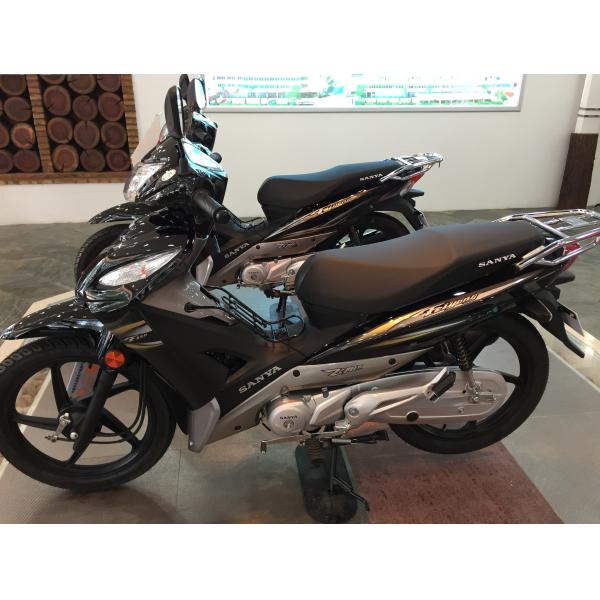 Quality 110CC EngineGas Powered Motorcycle , Sanya Bike Elastic Seat LED Spotlight wholesale