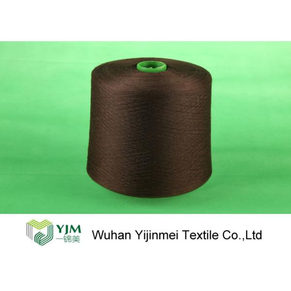 100 Percent Dyed Polyester Yarn With Staple Fibre Material For Sewing / Knitting Socks