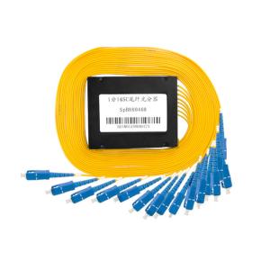 FTTH 1x16 Splitter Optical Fiber, fiber optic splitter box G657A1 / LSZH