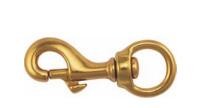 High Polish Pet Hardware Solid Brass Hook With Customizable Logo