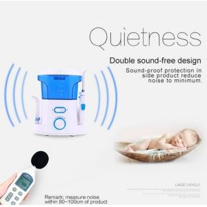 600ml capacity food frade material rechargeable dental water flosser with 10