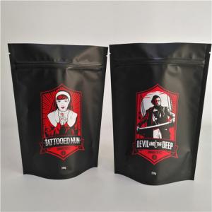 Stand Up Pouch With Zipper Matt Finish Customized Size and Design Needs Aluminum