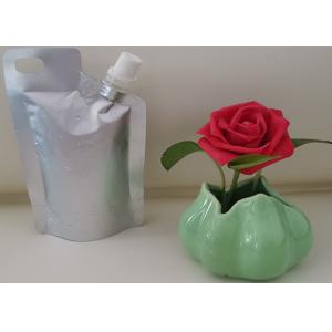 Aluminum Foil Stand Up Wine Pouch With Spout Custom Printing Spout Pouch Bags