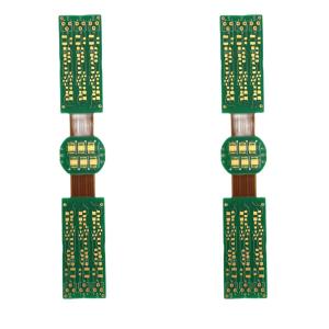 Cheap ENIG 2u Multilayer Rigid Flex PCB Assembly 3oz Base Double Layer for sale