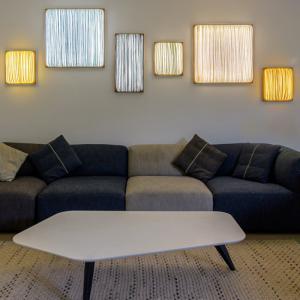 Nordic Style Bedside Wall Lamp Bedroom Background Wall Art Creative colour Wall