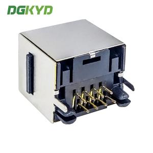 DGKYD52TE1188GWA2DY4 RJ45 connector 52T 8P8C with ear shielded interface modular