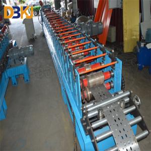 1.5-2mm Thickness Upright Rack Roll Forming Machine 10-15m/Min Hydraulic Cutting