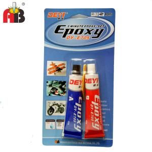 High Strength Epoxy AB Glue with Shear Strength ≥12 in White & Black for Room