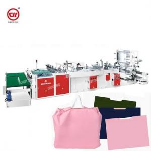 Cheap LDPE Poly Plastic Shopper Making Machine 50pcs/min , Draw Handle Plastic Carry Bag Manufacturing Machine for sale