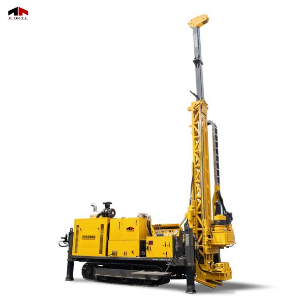 Quality 2000M Depth Crawler Mounted Fully Hydraulic Mining Core Drilling Rig For Geological Quarry Exploration wholesale