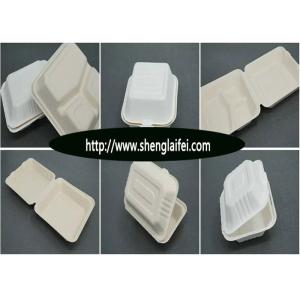 3 Compartment Biodegradable Disposable Microwave Fast Food Container