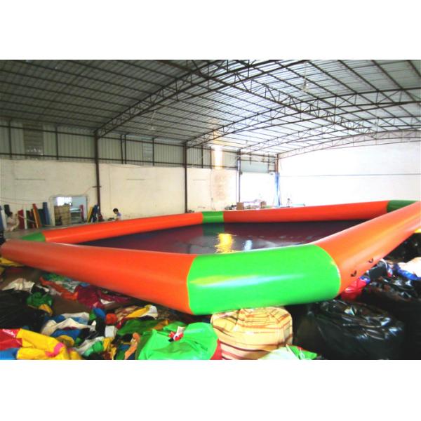 Quality Amusement Inflatable Water Games Giant Inflatable Pool Digital Printing 6 X 6m Customized wholesale